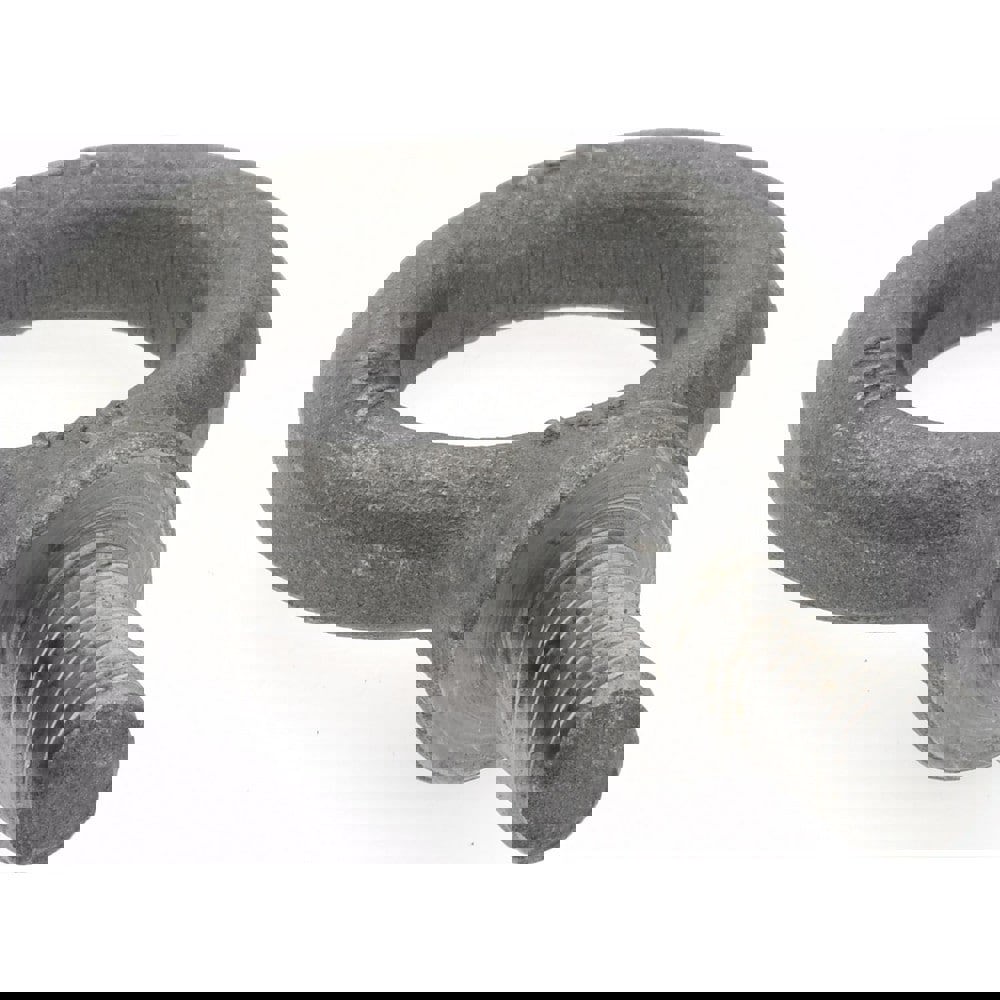 Fixed Lifting Eye Bolt: With Shoulder, 1,630 lb Capacity, M10 x 1.50 Thread, Grade 1030 Steel